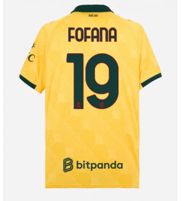 AC Milan Youssouf Fofana #19 Tercera Equipación 2025-26 Manga Corta